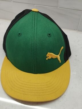 Puma Green, Yellow & Black Baseball Cap